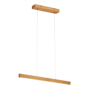 LED-kroonluchter aan kabel VERDE LED/18W/230V 3000K 76 cm eik