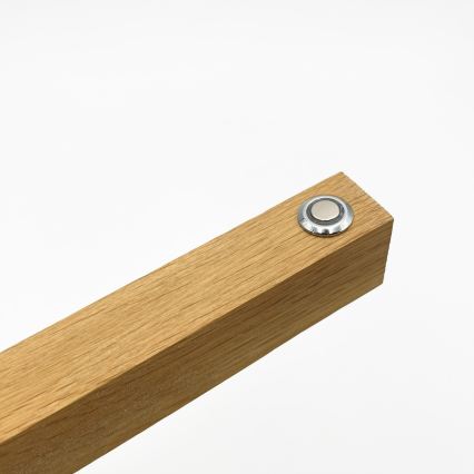 LED-kroonluchter aan kabel VERDE LED/18W/230V 3000K 76 cm eik