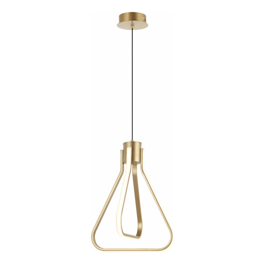 LED-kroonluchter aan kabel ZING LED/19W/230V, goudkleurig