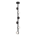 LED-kroonluchter aan stang COMFORT 6xLED/5W/230V zwart