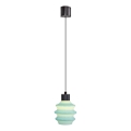 LED-kroonluchter met kabel CACTUS LED/3W/230V 3000K zwart/blauw