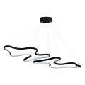LED-kroonluchter met kabel DUPLE ARTISAN LED/80W/230V 6500K zwart