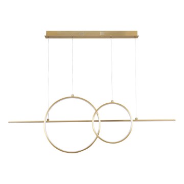 LED-kroonluchter met kabel LAURA LED/42W/230V goudkleurig