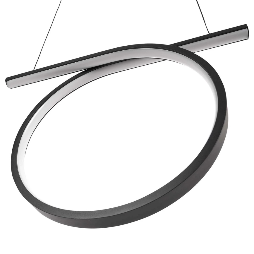 LED-kroonluchter met kabel ODETTA LED/30W/230V 4000K zwart