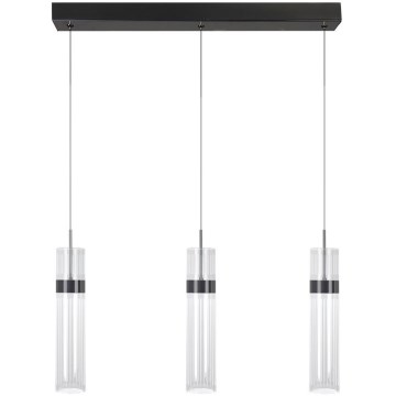 LED-kroonluchter met kabelophanging AMBIENTE 3xLED/6W/230V 3000/4000/6000K zwart