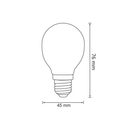 LED Lamp 1xE27/2.5W/230V 3000K