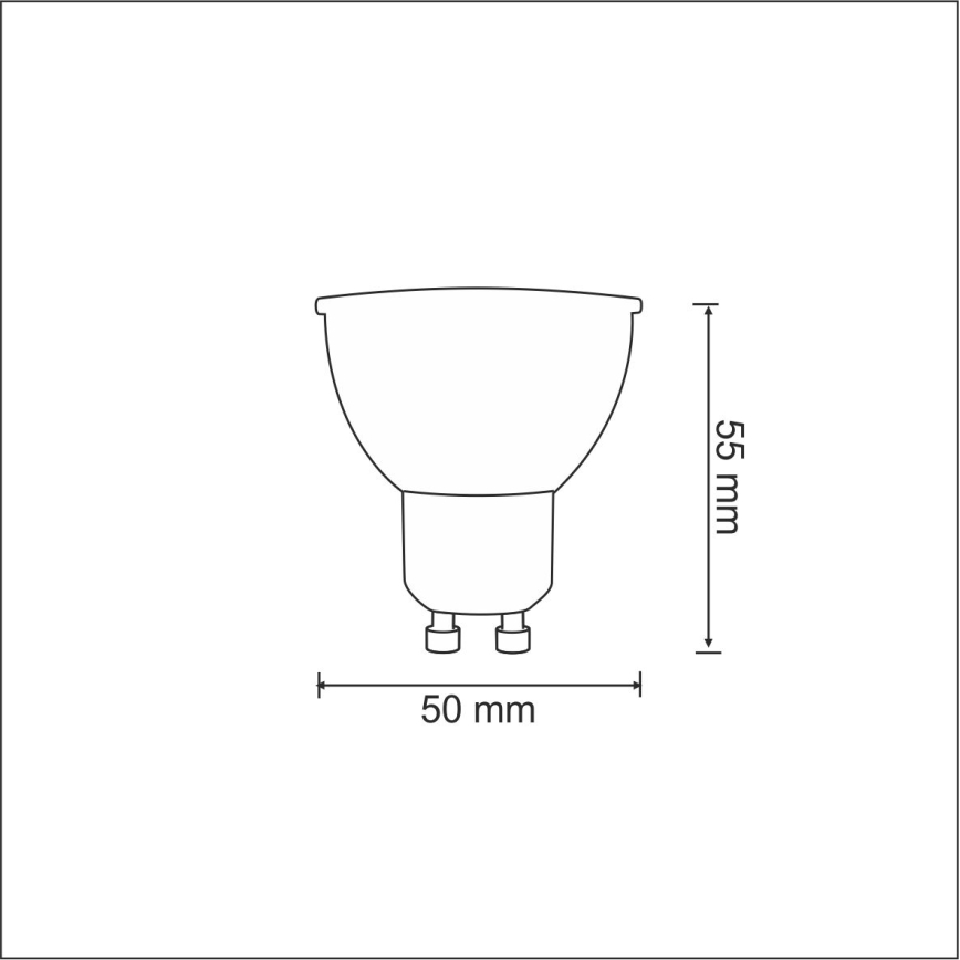 LED Lamp 1xGU10/3,5W/230V 3000K