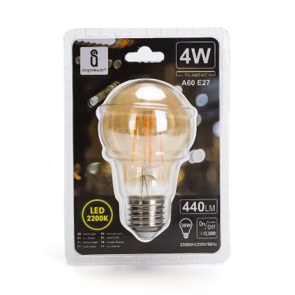 LED lamp A60 E27/4W/230V 2200K - Aigostar