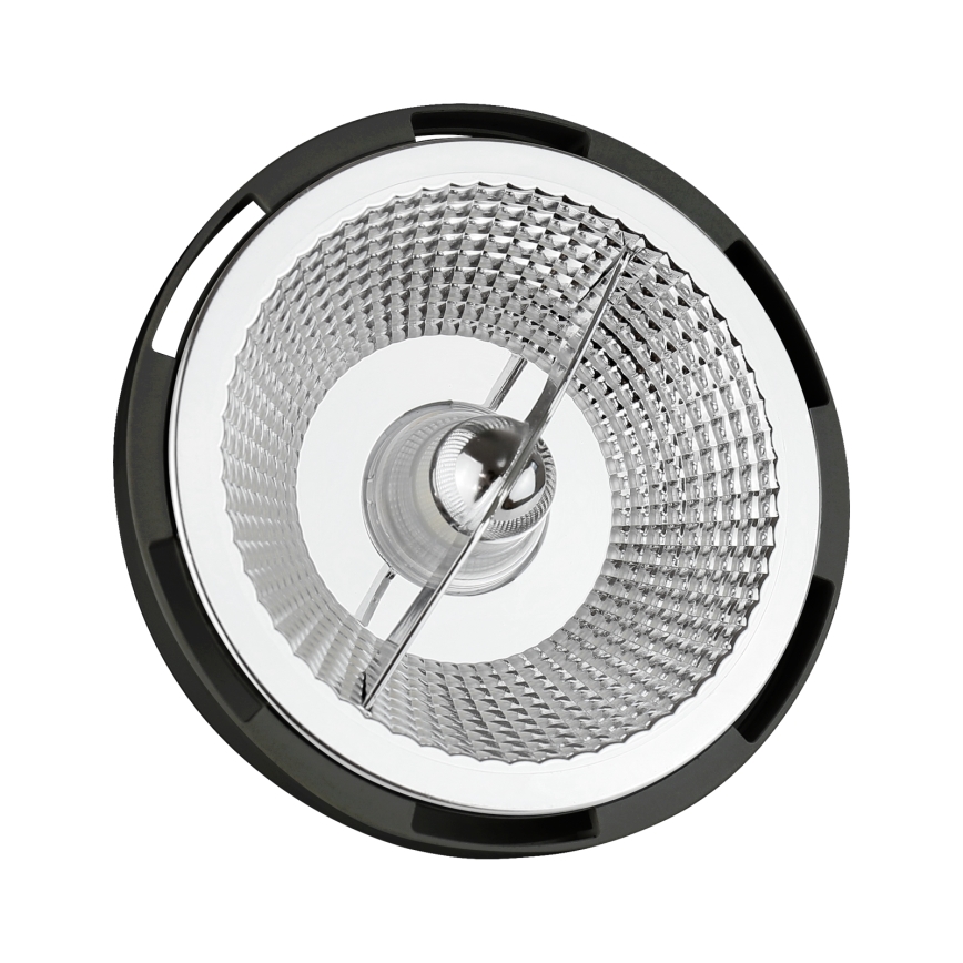 LED Lamp AR111 GU10/12W/230V 4000K 15° zwart