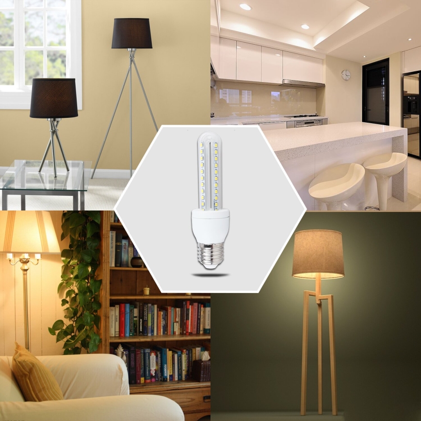 LED Lamp B5 E27/8W/230V 3000K - Aigostar