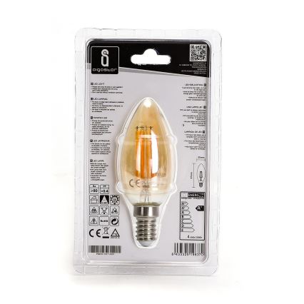 LED lamp C35 E14/4W/230V 2200K - Aigostar