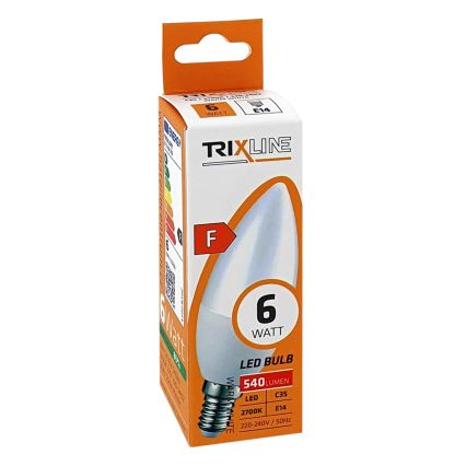 LED Lamp C35 E14/6W/230V 2700K