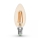 LED Lamp CLASIC AMBER C35 E14/5W/230V 2200K -  Brilagi