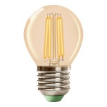 LED-lamp CLASSIC AMBER G45 E27/6,5W/230V 2200K - Brilagi