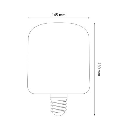 LED Lamp DECO VINTAGE E27/4W/230V 1800K