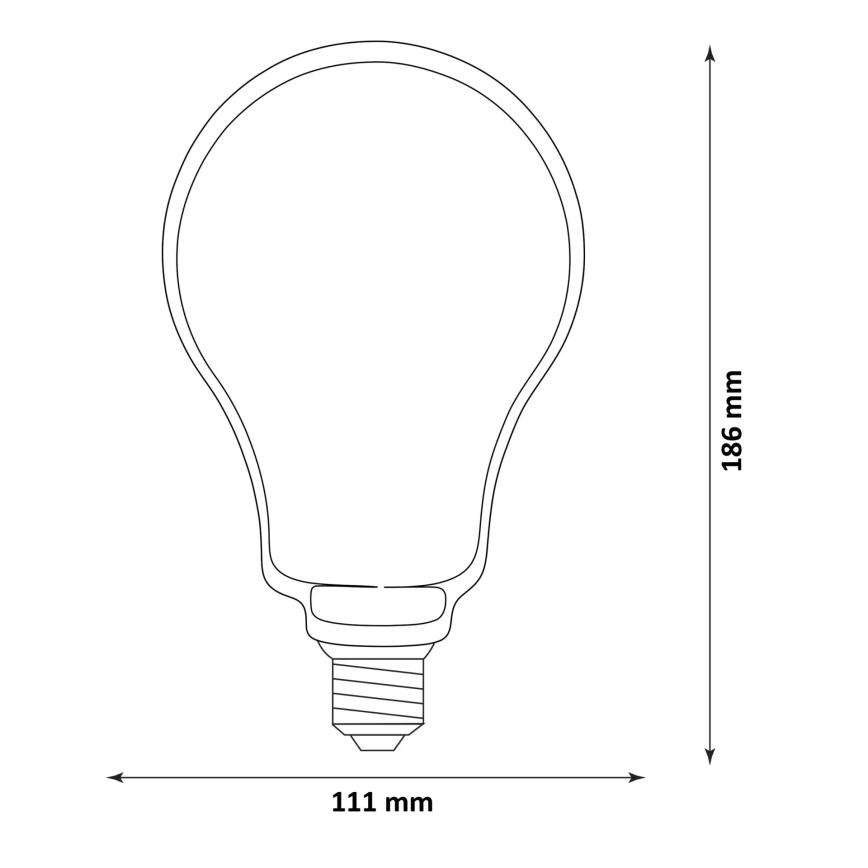 LED Lamp DECO VINTAGE FILAMENT O110 E27/4W/230V 1800K