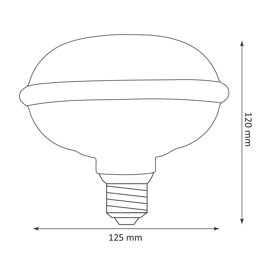 LED Lamp DECO VINTAGE FILAMENT UFO130 E27/4W/230V 1800K