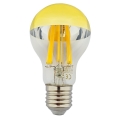 LED Lamp DECOR MIRROR A60 E27/12W/230V goud