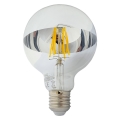 LED Lamp DECOR MIRROR G95 E27/8W/230V zilver