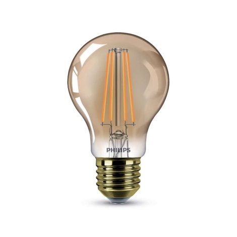 LED Lamp dimbaar Philips E27/8W/230V 2000K - VINTAGE