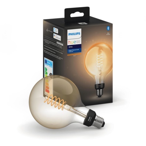 Ass opvoeder abces LED Lamp dimbaar Philips Hue WHITE FILAMENT G125 E27 / 7W / 230V 2100K |  Lampenmanie