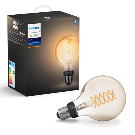 Wissen Frank Worthley Zonsverduistering LED Lamp dimbaar Philips Hue WHITE FILAMENT G93 E27/7W/230V | Lampenmanie