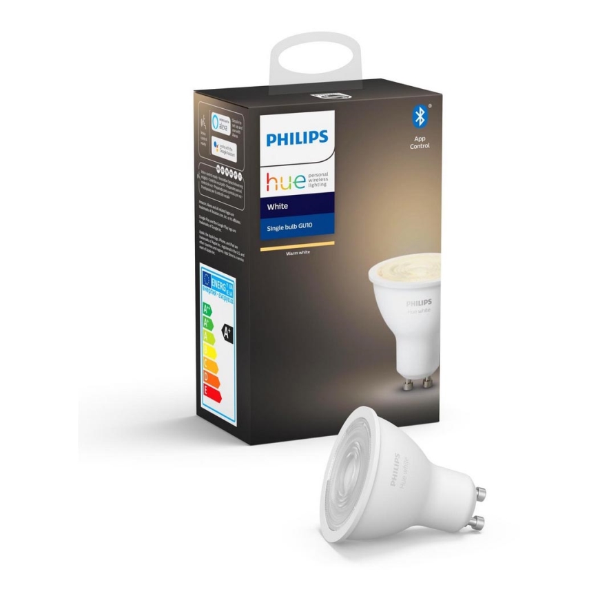 LED Lamp dimbaar Philips Hue WHITE GU10/5,2W/230V