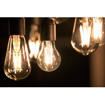 LED Lamp dimbaar Philips VINTAGE E27/12W/230V 2700K
