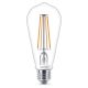 LED Lamp dimbaar Philips VINTAGE E27/8W/230V