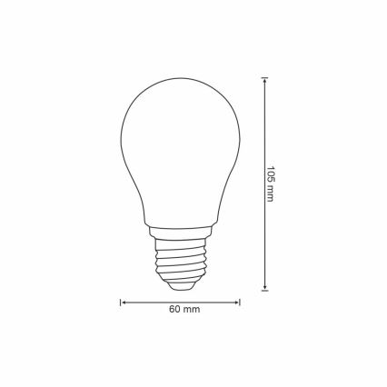 LED Lamp dimbaar VINTAGE A60 E27/7W/230V 2700-6500K Wi-fi Tuya