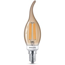 LED Lamp dimbaar VINTAGE Philips BA35 E14/5W/230V