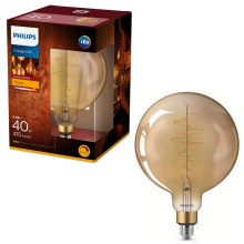 LED Lamp dimbaar VINTAGE Philips G200 E27/6,5W/230V