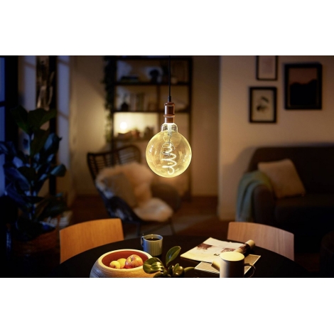 vervolgens boog Buigen LED Lamp dimbaar VINTAGE Philips G200 E27/6,5W/230V | Lampenmanie