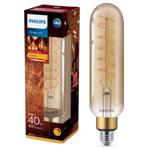 LED Lamp dimbaar VINTAGE Philips E27/6,5W/230V | Lampenmanie