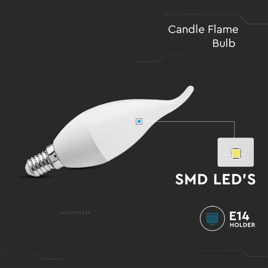 LED Lamp E14/3,7W/230V 3000K
