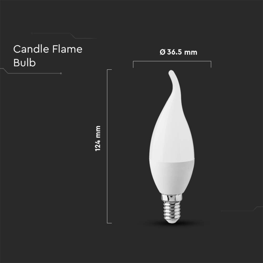 LED Lamp E14/3,7W/230V 3000K