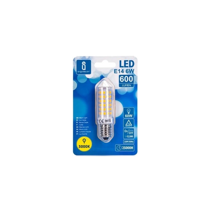LED lamp E14/6W/230V 3000K - Aigostar