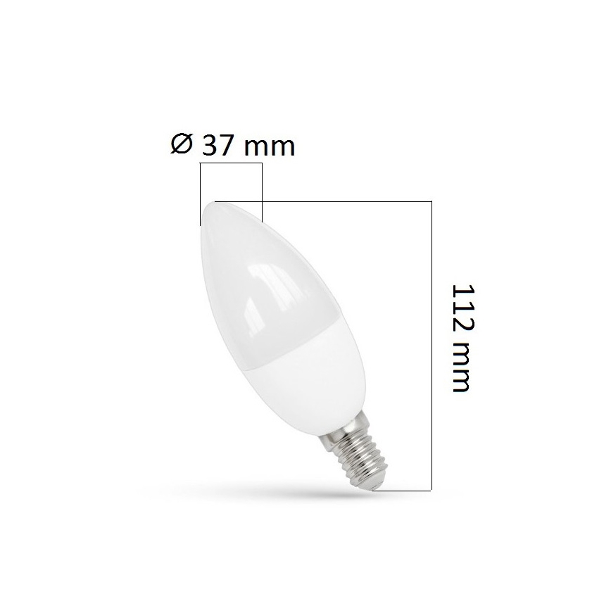 LED lamp E14/8W/230V 3.000 K.