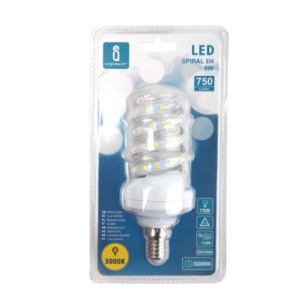 LED Lamp E14/9W/230V 3000K - Aigostar