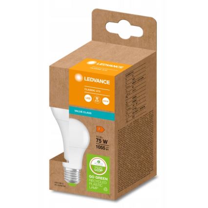 LED-lamp van gerecycled plastic E27/10W/230V 4000K - Ledvance