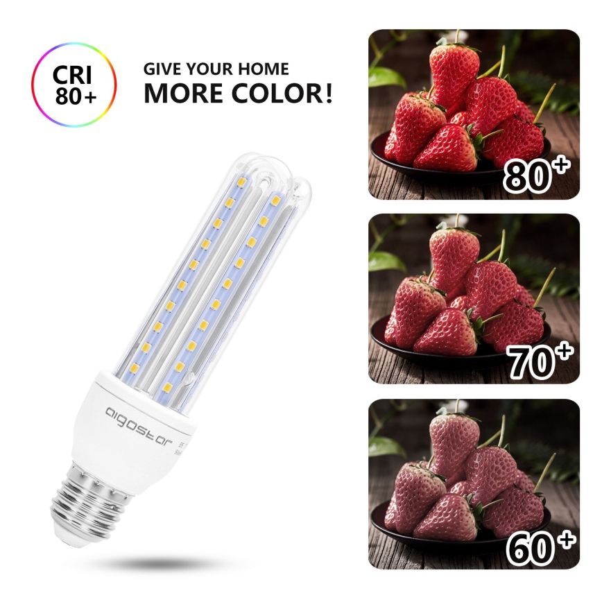 LED Lamp E27/12W/230V 3000K - Aigostar