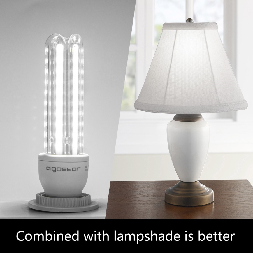 LED Lamp E27/12W/230V 6500K - Aigostar