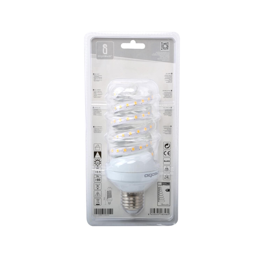LED Lamp E27/15W/230V 3000K - Aigostar