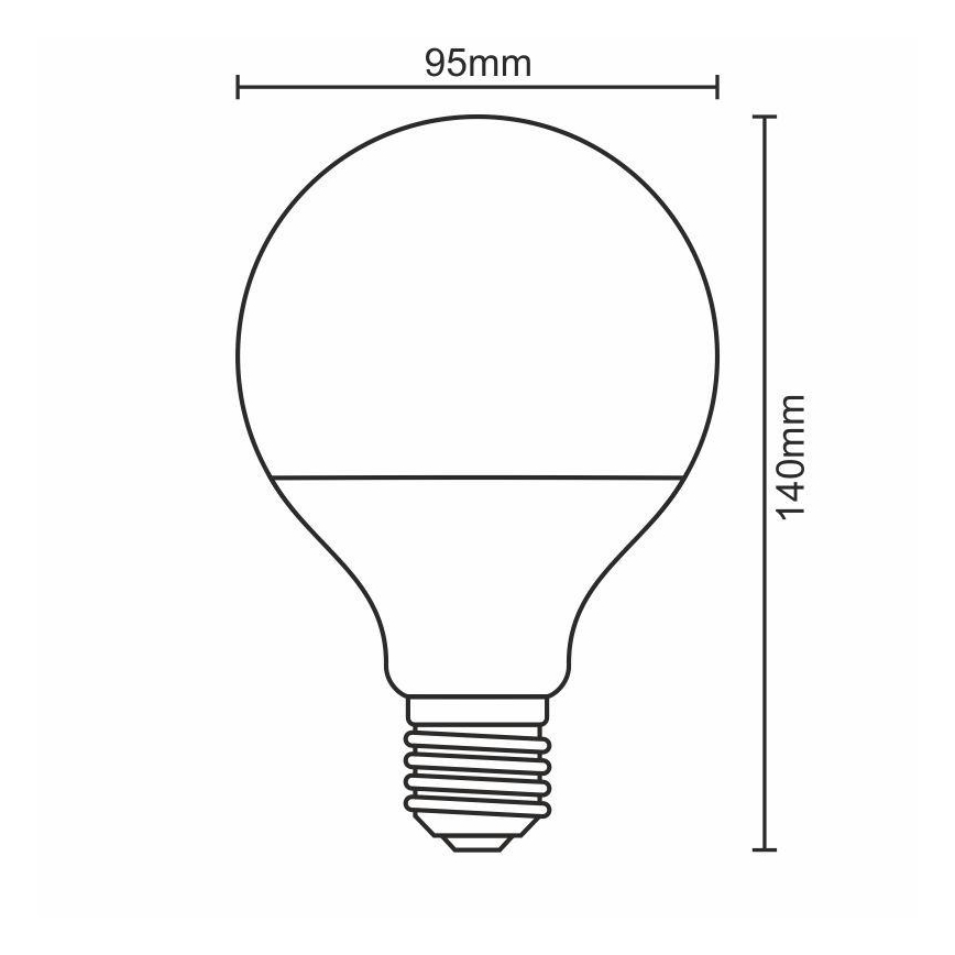 LED Lamp E27/18W/165-265V 3000K