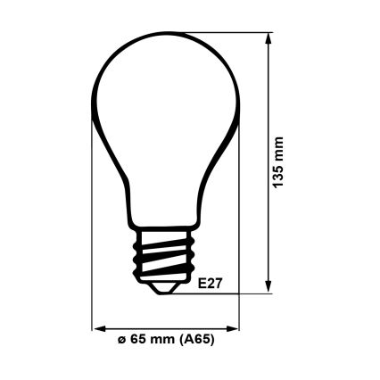 LED Lamp E27/18W/230V 4200K