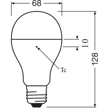 LED-lamp E27/19W/230V 6500K - Osram