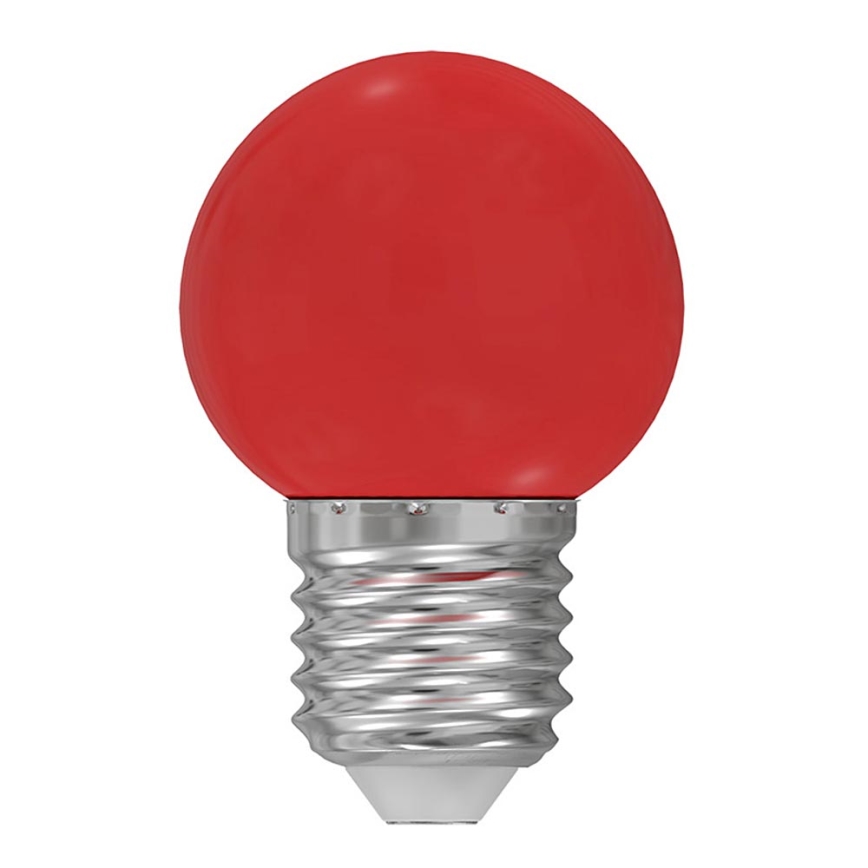 LED lamp E27/1W/230V rood 5500-6500K