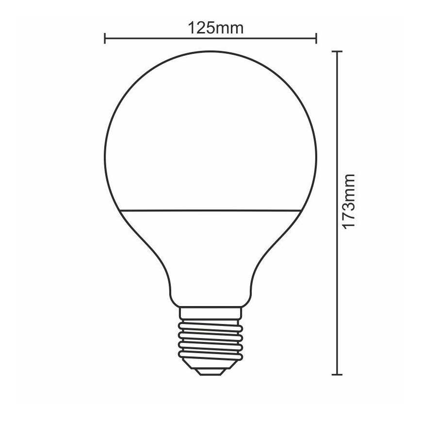 LED Lamp E27/20W/165-265V 4000K