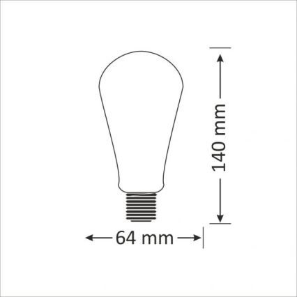 LED Lamp E27/4W/230V