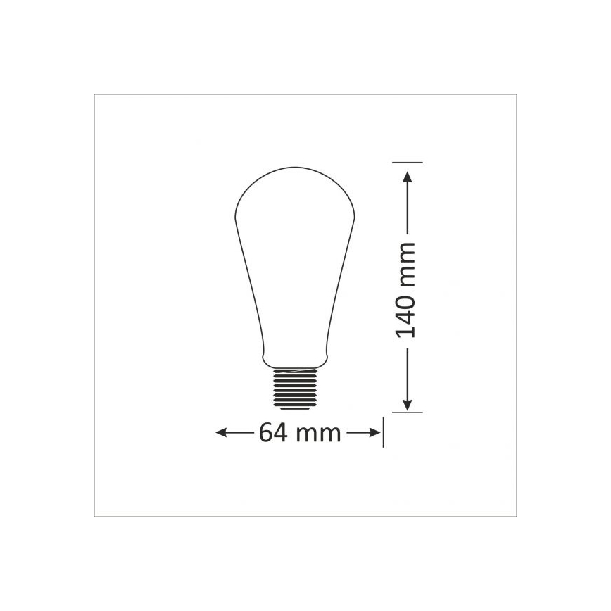 LED Lamp E27/4W/230V